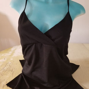 Black tank top cami camisole spaghetti strap